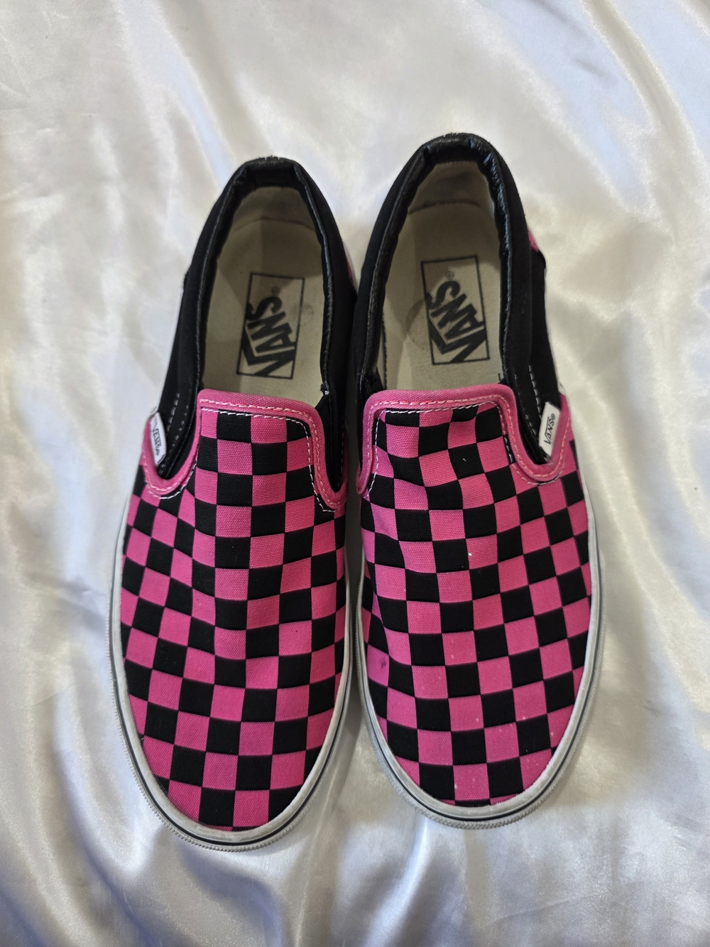 Pink And Black Emo Vans